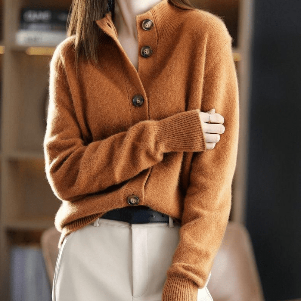 Women's Anita Cashmere Knit Cardigan - Effortless Layering