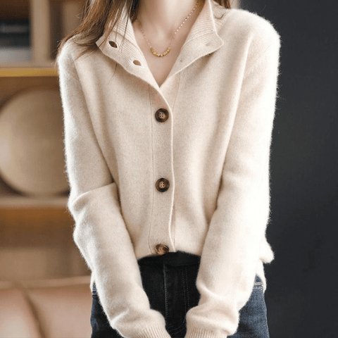 Women's Anita Cashmere Knit Cardigan - Effortless Layering