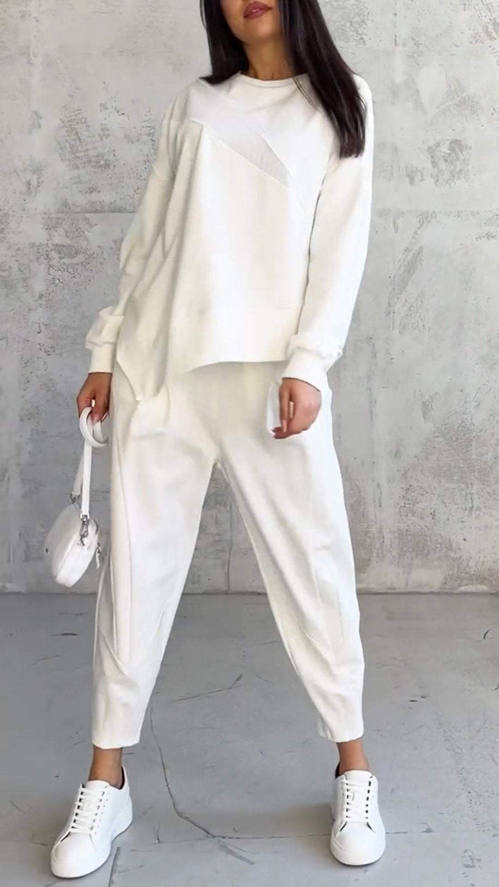 Women's Cotton Coordinated Two-Piece Set - Everyday Comfort