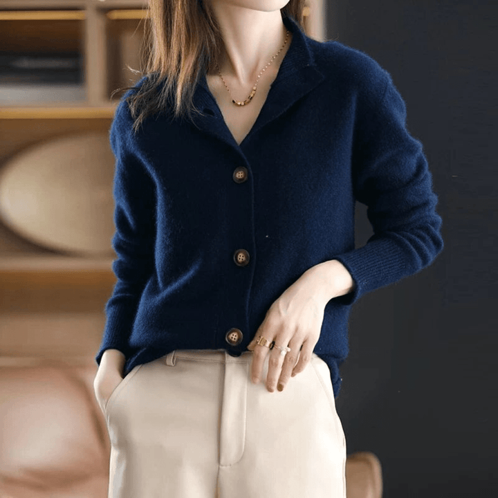 Women's Anita Cashmere Knit Cardigan - Effortless Layering