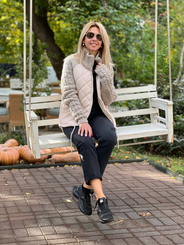 Women's Brooke Cozy Quilted Knit-Sleeve Jacket - Everyday Layer