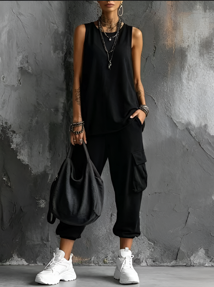 Women's Relaxed Two-Piece Set - Effortless Everyday Comfort