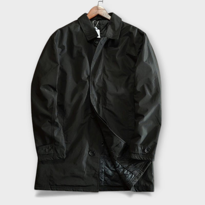 Men's Technical Cotton Trench Coat – Versatile City Layer