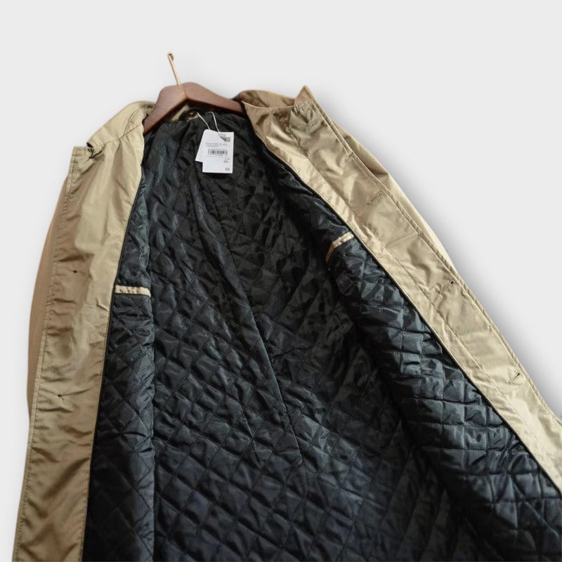 Men's Technical Cotton Trench Coat – Versatile City Layer