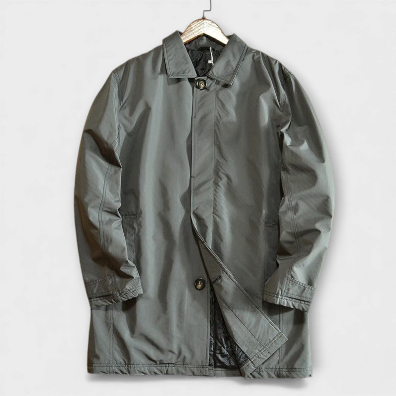 Men's Technical Cotton Trench Coat – Versatile City Layer