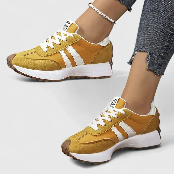 Women's Destiny Classic Stripe Sneakers - Everyday Comfort