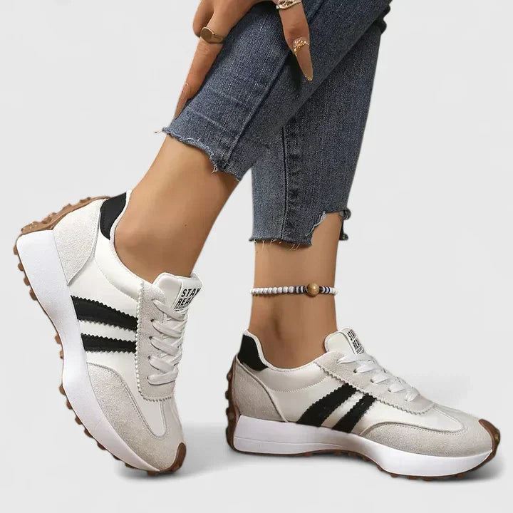 Women's Destiny Classic Stripe Sneakers - Everyday Comfort
