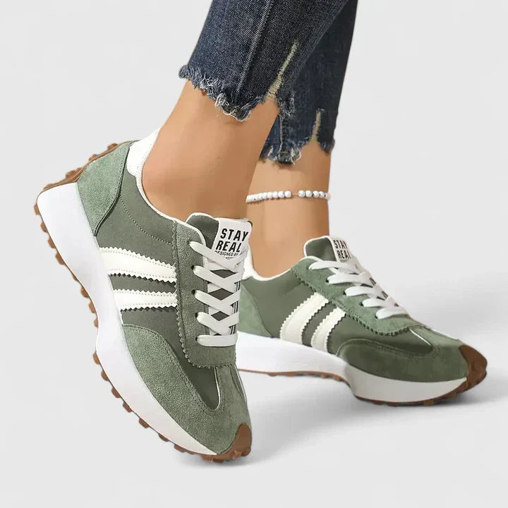 Women's Destiny Classic Stripe Sneakers - Everyday Comfort