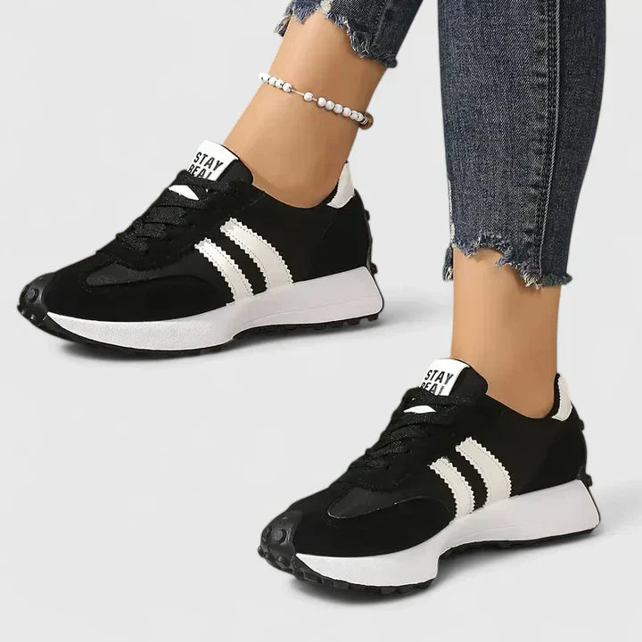 Women's Destiny Classic Stripe Sneakers - Everyday Comfort