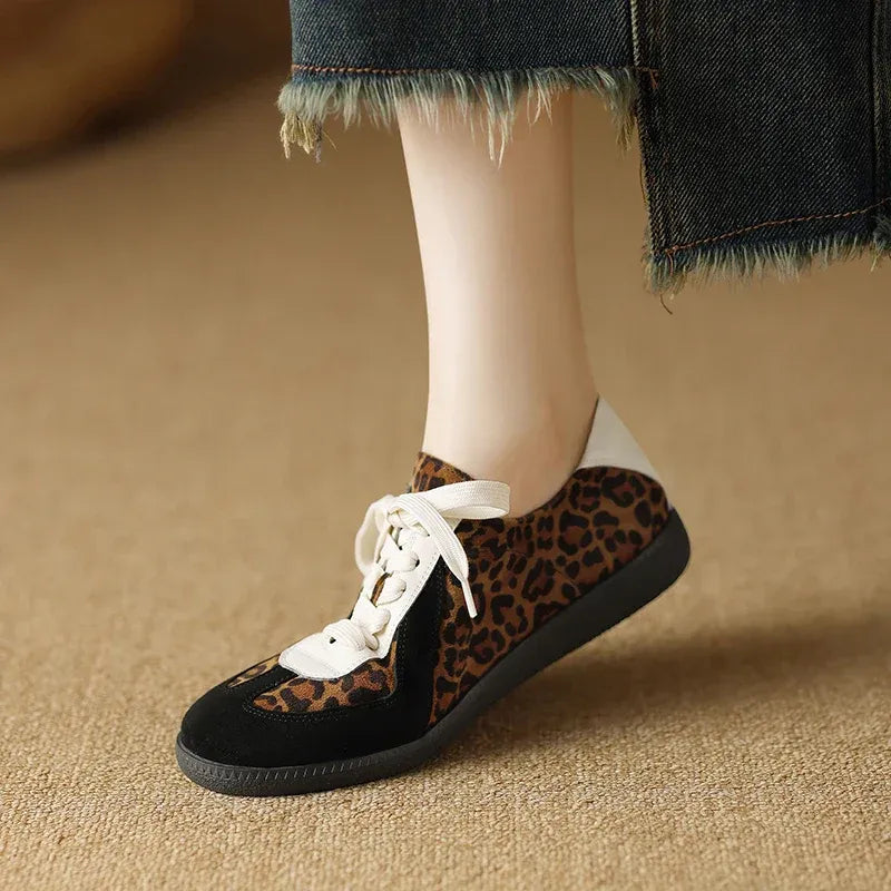 Women's Genuine Leather Sneakers - Everyday Comfort