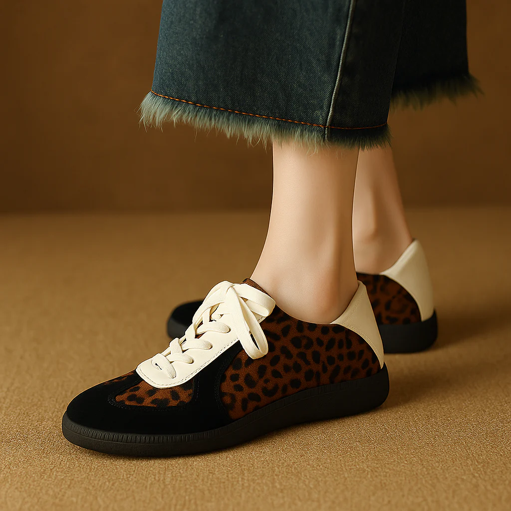 Women's Genuine Leather Sneakers - Everyday Comfort