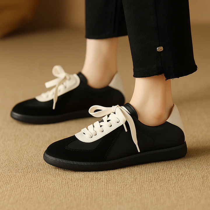 Women's Genuine Leather Sneakers - Everyday Comfort