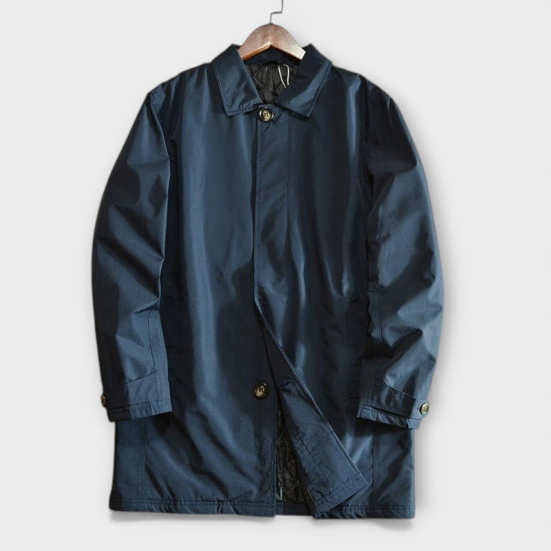 Men's Technical Cotton Trench Coat – Versatile City Layer