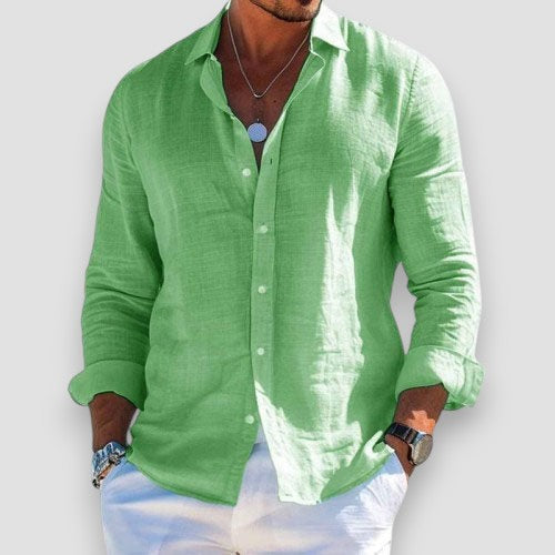 Men's Cristof Casual Summer Shirt - Fade-Resistant Comfort
