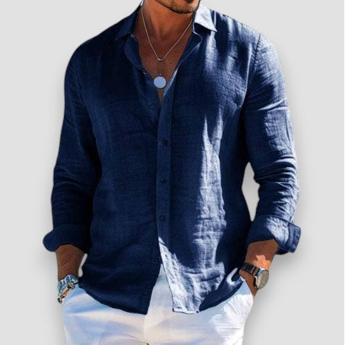 Men's Cristof Casual Summer Shirt - Fade-Resistant Comfort