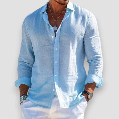 Men's Cristof Casual Summer Shirt - Fade-Resistant Comfort