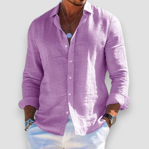 Men's Cristof Casual Summer Shirt - Fade-Resistant Comfort