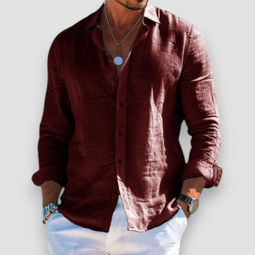 Men's Cristof Casual Summer Shirt - Fade-Resistant Comfort