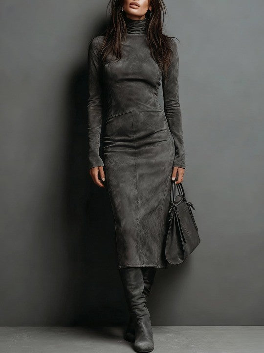 Women's Bohemian Midi Dress - Artistic Expression, Effortless Style
