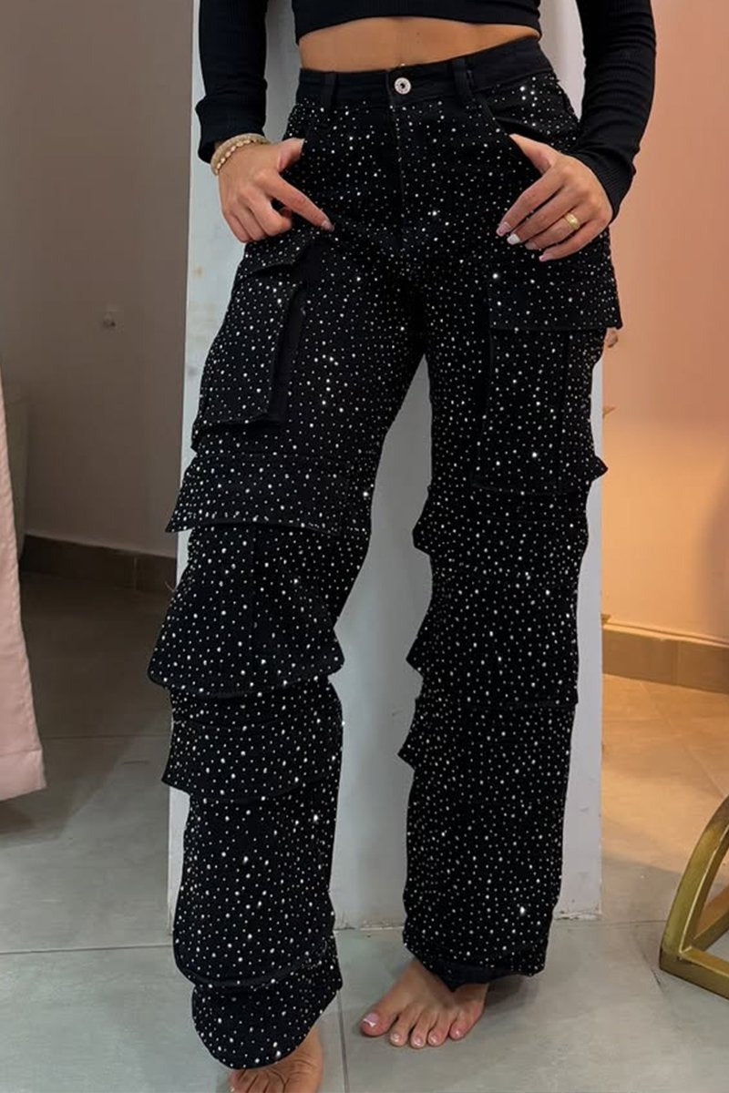 Women's High-Waisted Wide-Leg Jeans - Effortless Streetwear Style