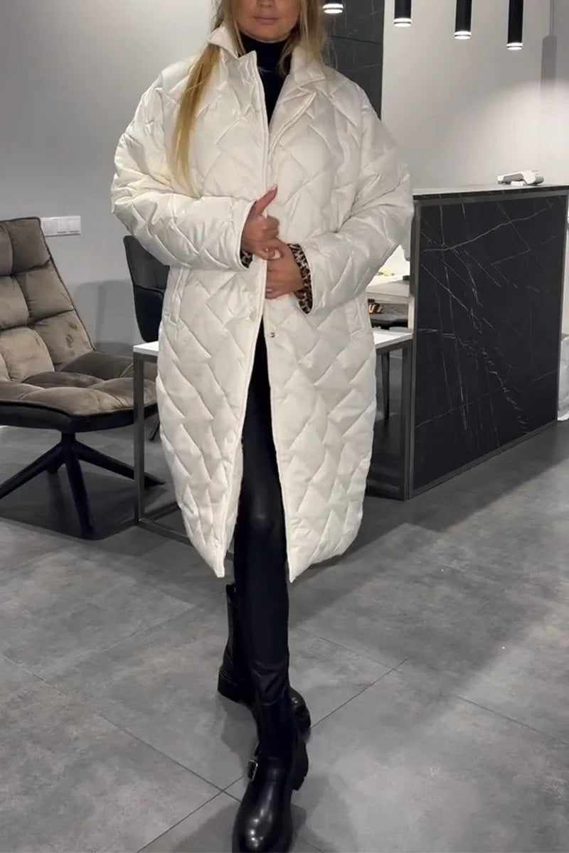 Women's Quilted Long Coat - Your Cozy Winter Essential