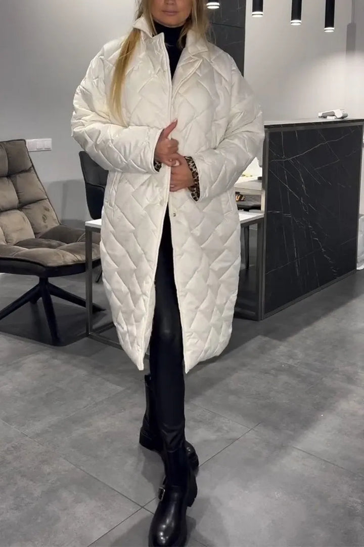 Women's Quilted Long Coat - Your Cozy Winter Essential