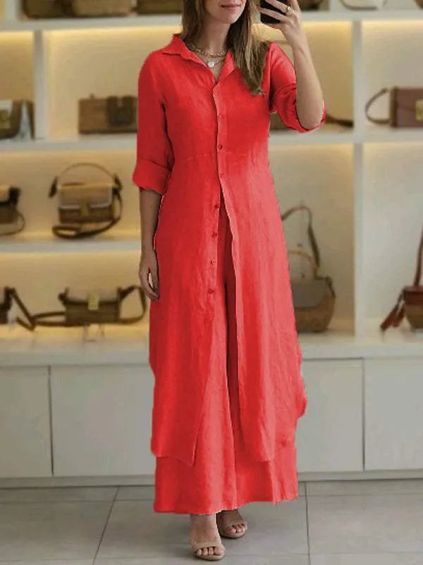 Women's Elegant Two-Piece Set - Versatile Day-to-Night