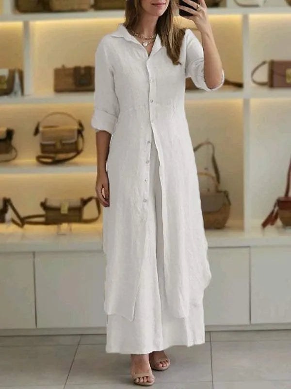 Women's Elegant Two-Piece Set - Versatile Day-to-Night