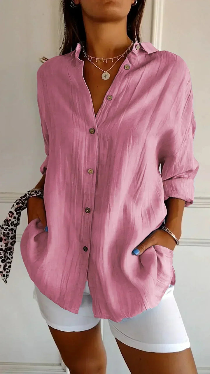 Women's Classic Blouse - Timeless Elegance for Every Day