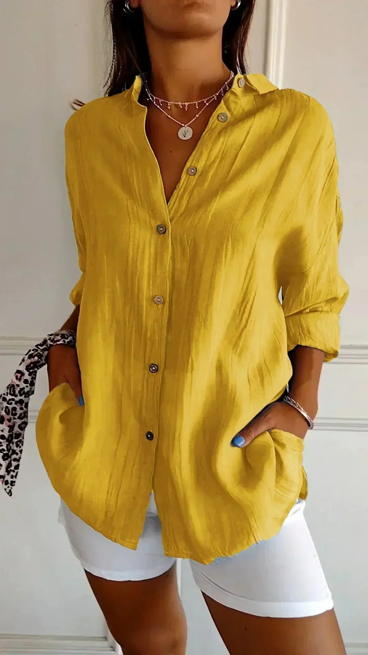 Women's Classic Blouse - Timeless Elegance for Every Day