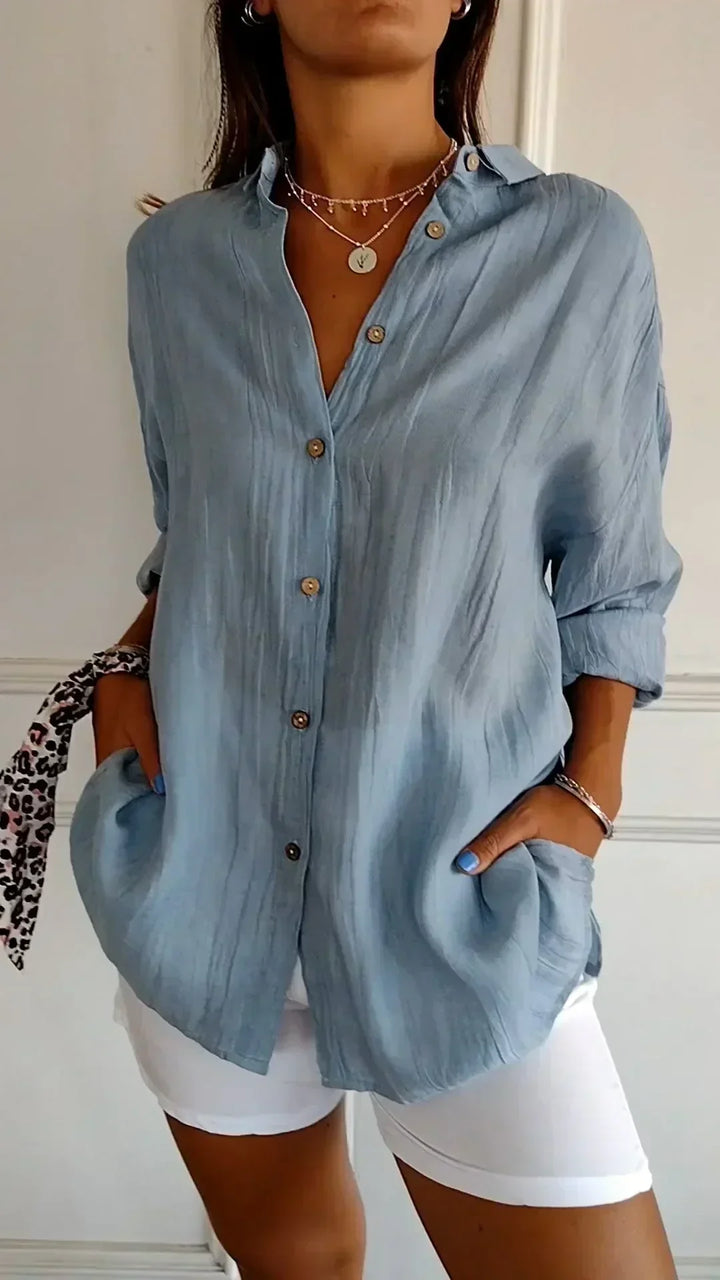 Women's Classic Blouse - Timeless Elegance for Every Day