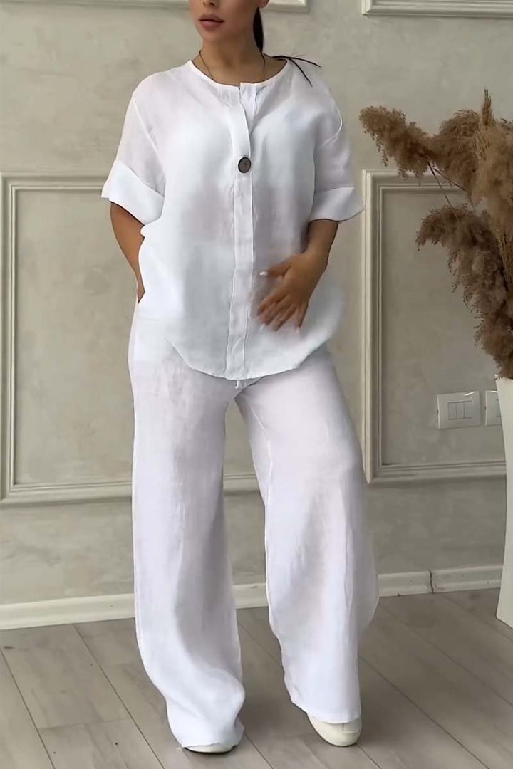 Women's Relaxed Two-Piece Lounge Set - Effortless Comfort