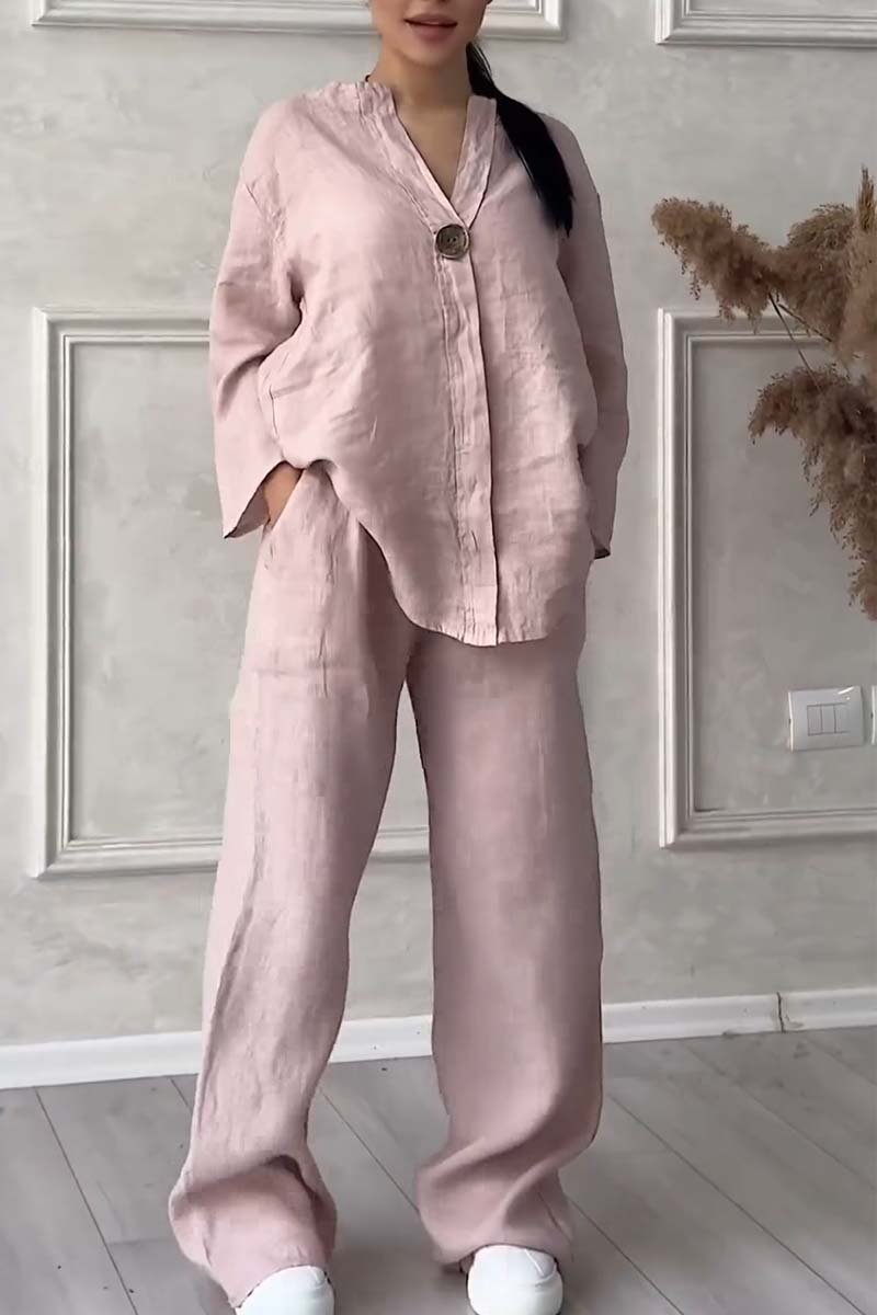 Women's Relaxed Two-Piece Lounge Set - Effortless Comfort