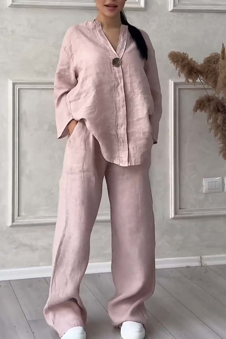 Women's Relaxed Two-Piece Lounge Set - Effortless Comfort