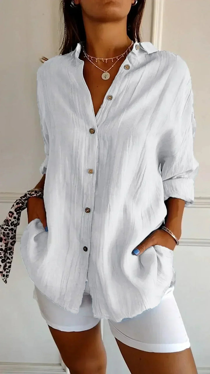 Women's Classic Blouse - Timeless Elegance for Every Day
