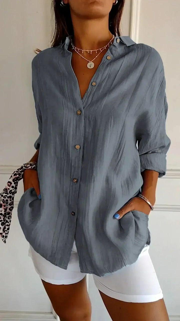Women's Classic Blouse - Timeless Elegance for Every Day