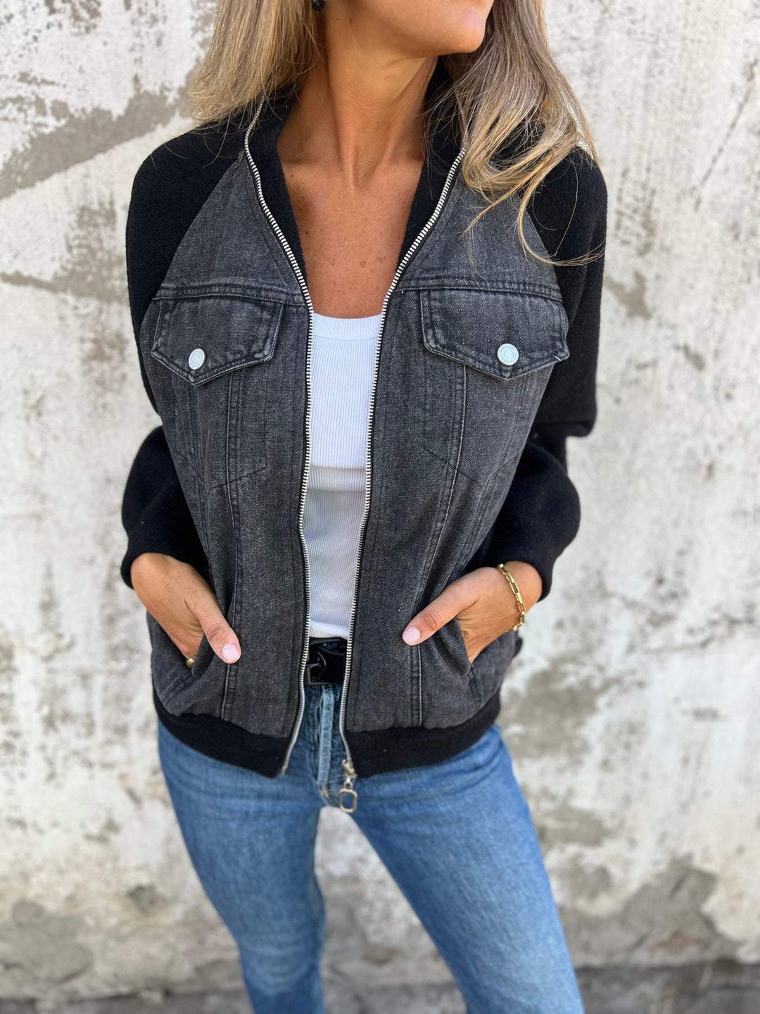 Women's Zoe Denim Jacket - Classic Denim Style for Everyday Wear