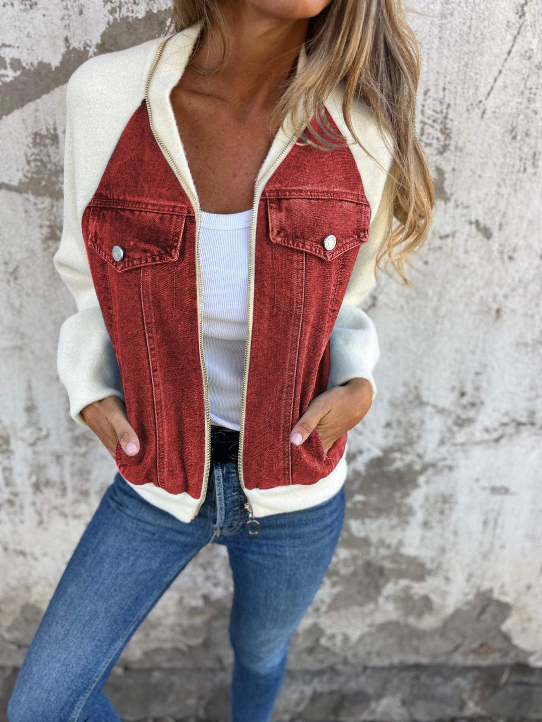 Women's Zoe Denim Jacket - Classic Denim Style for Everyday Wear