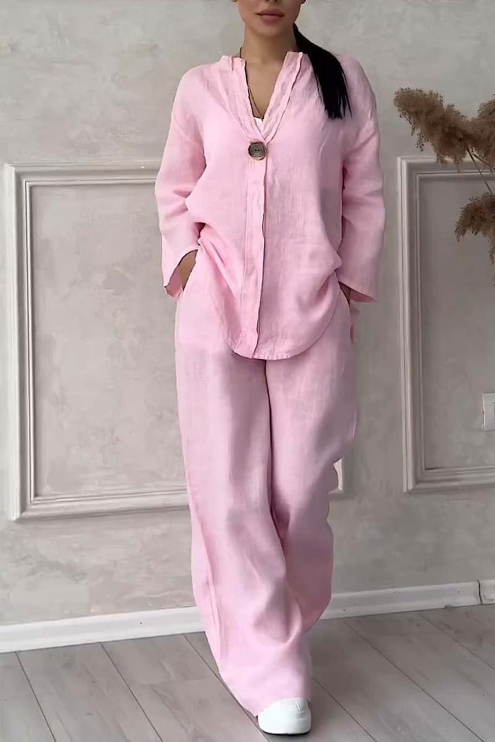 Women's Relaxed Two-Piece Lounge Set - Effortless Comfort