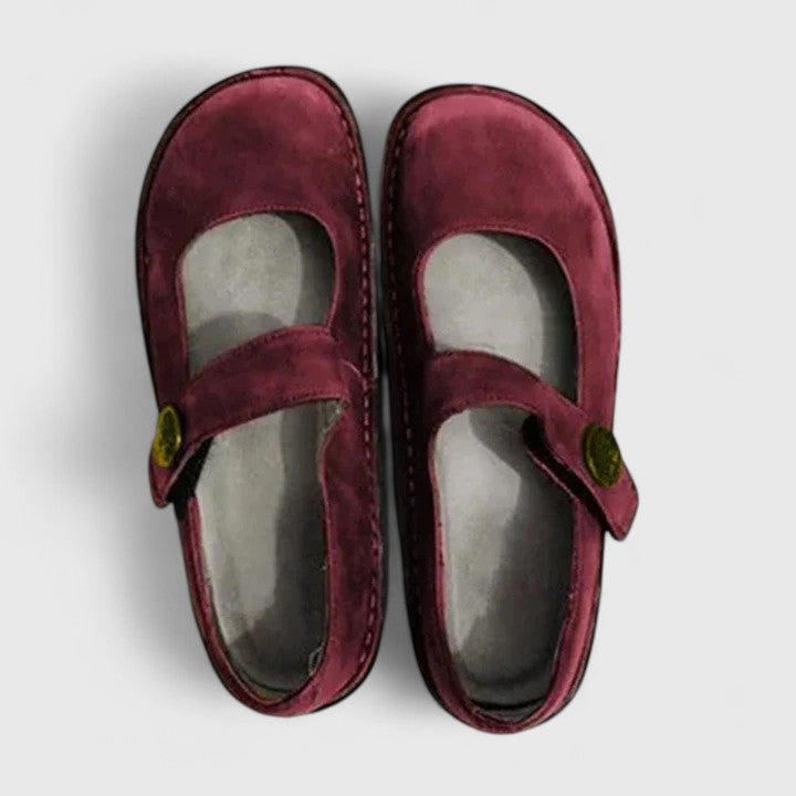 Women's Mary Jane Flats - Classic Orthopedic Comfort