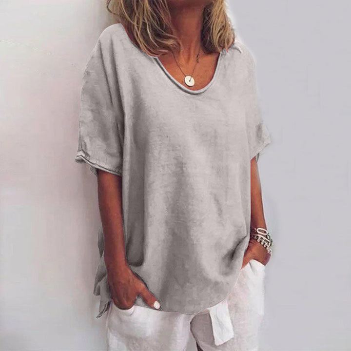 Women's Comfy Loose-Fit Top - Effortless Everyday Style