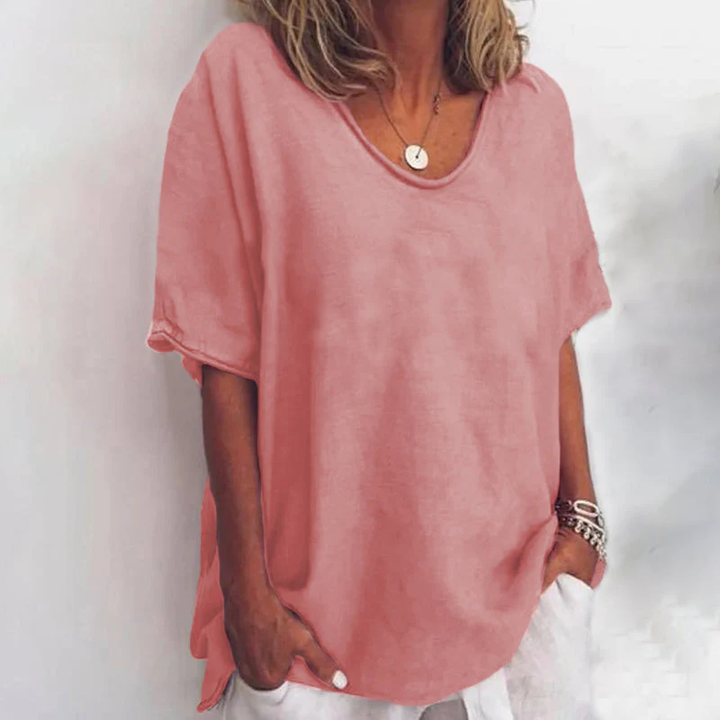 Women's Comfy Loose-Fit Top - Effortless Everyday Style