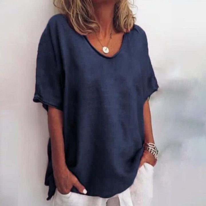 Women's Comfy Loose-Fit Top - Effortless Everyday Style