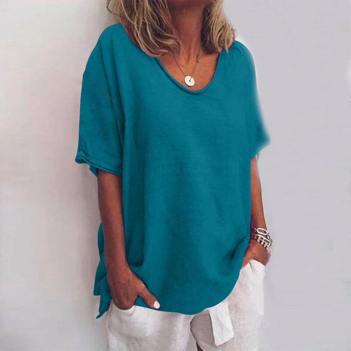 Women's Comfy Loose-Fit Top - Effortless Everyday Style