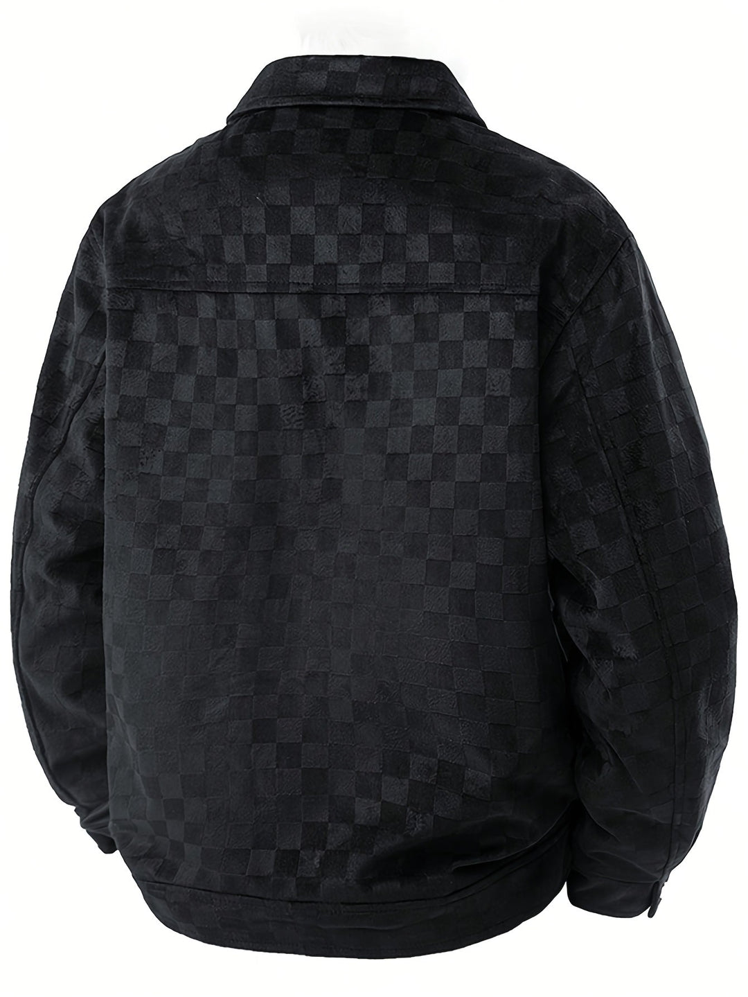 Antwerp Checkered Suede Jacket