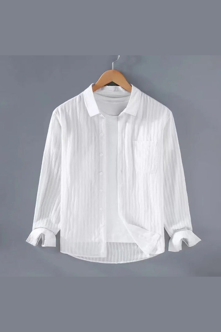 Men's Relaxed Linen Shirt – Breathable Summer Casual