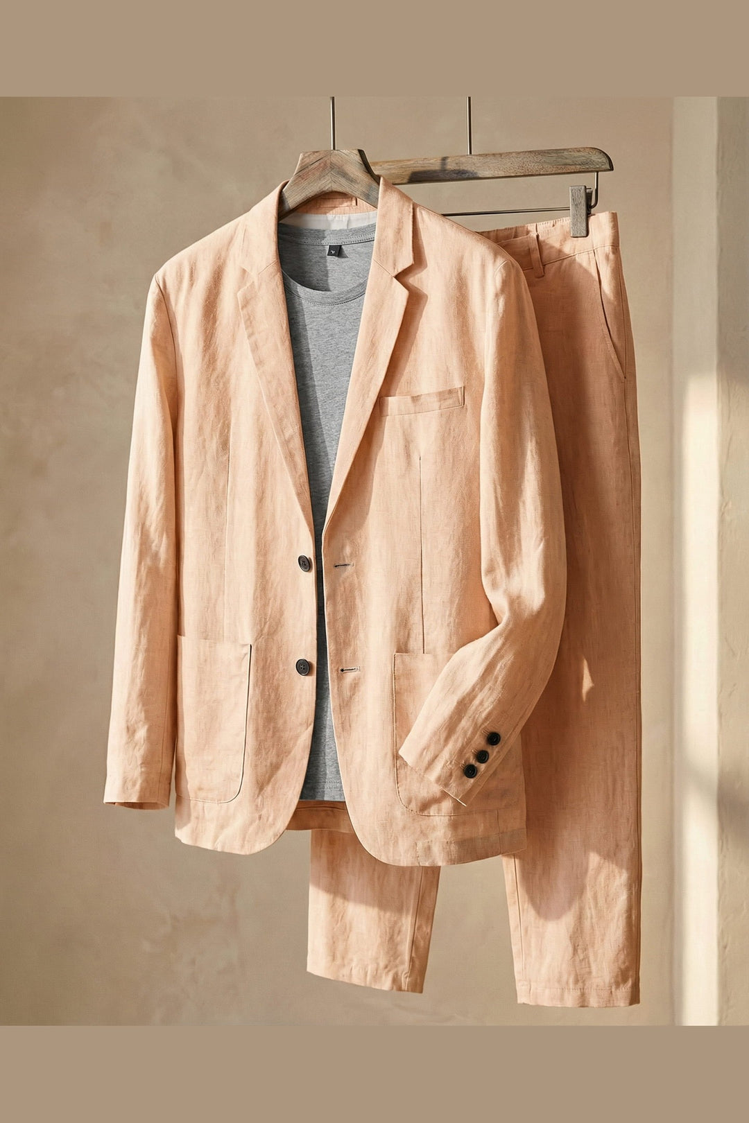 Men's Linen Suit – Relaxed Two-Piece Summer Tailoring