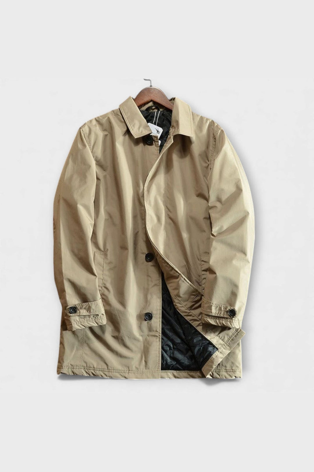 Men's Technical Cotton Trench Coat – Versatile City Layer