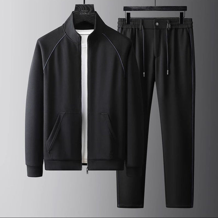 Men's Tailored Tracksuit Set – Full-Zip Jacket & Trousers