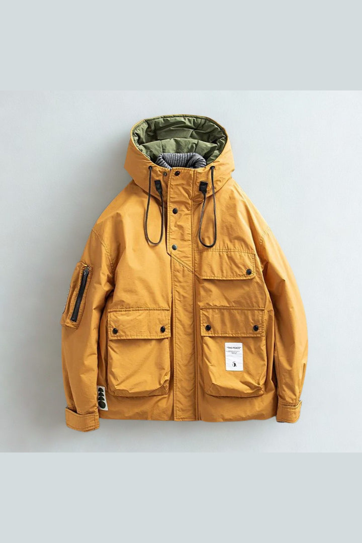 Men's Insulated Utility Parka – Weather-Resistant City Coat